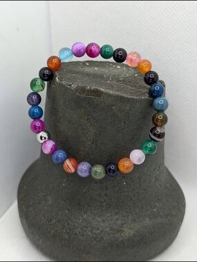 Hand Crafted Multicolor Beaded Bracelet
